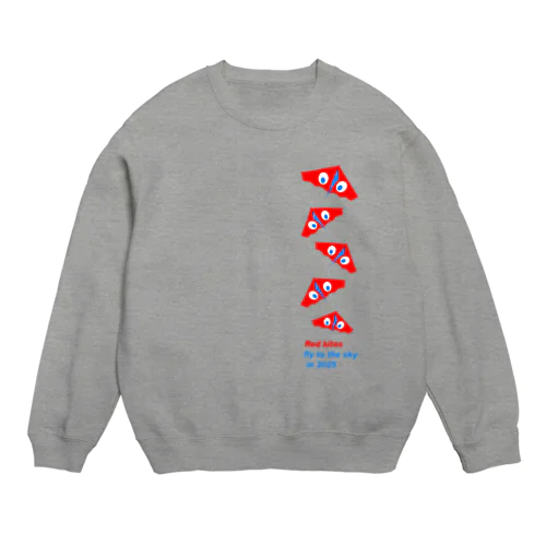 赤いカイト Crew Neck Sweatshirt