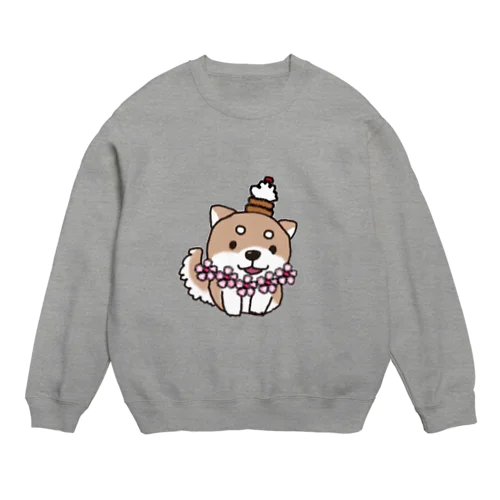 柴犬inハワイ Crew Neck Sweatshirt