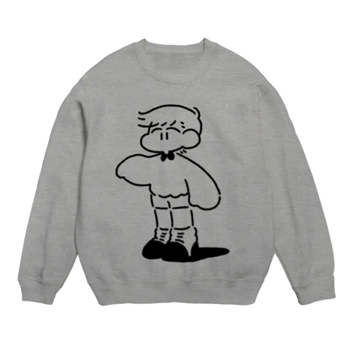 ねぐせくんしんぷるスウェット（大） Crew Neck Sweatshirt