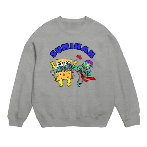 スミカンvsウッドマン Crew Neck Sweatshirt