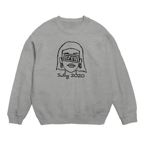 モノトーン　ガール Crew Neck Sweatshirt