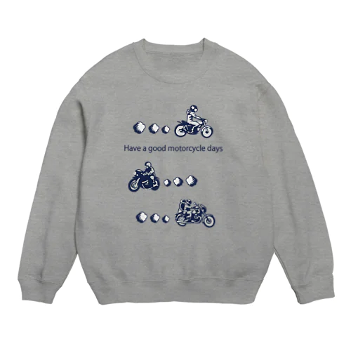 モーターサイクル日記(NB) Crew Neck Sweatshirt