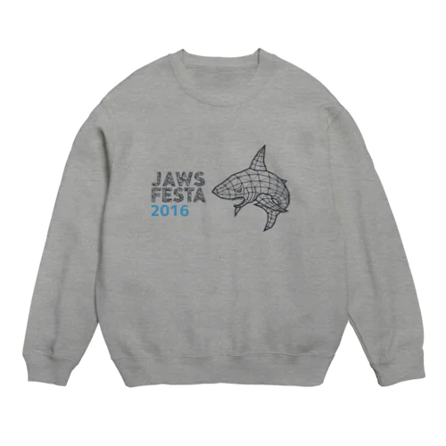 POLY_SHARK(black) Crew Neck Sweatshirt