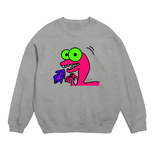 恐竜のチラーミィ Crew Neck Sweatshirt