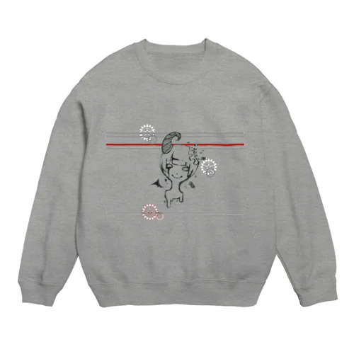 アトモス【ボーダー】 Crew Neck Sweatshirt