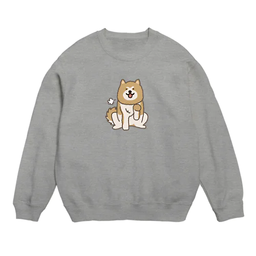 あっあっあきた犬 Crew Neck Sweatshirt