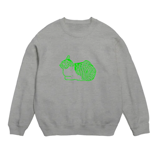 猫のさん君 Crew Neck Sweatshirt