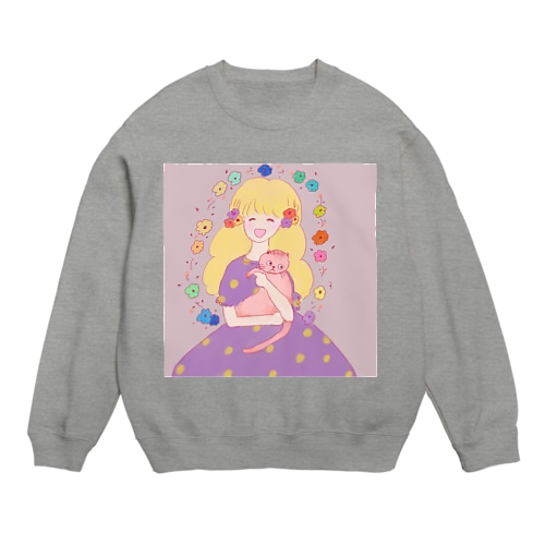 ネコダッコ Crew Neck Sweatshirt