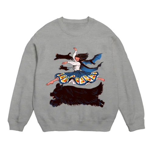 夜が来た！ Crew Neck Sweatshirt