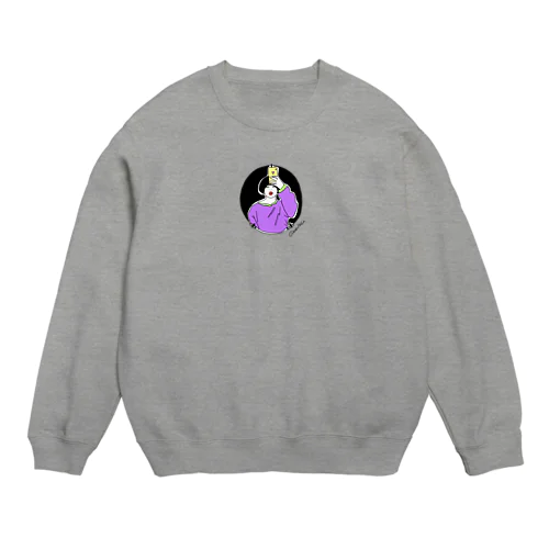 110 かみのけきりたて Crew Neck Sweatshirt