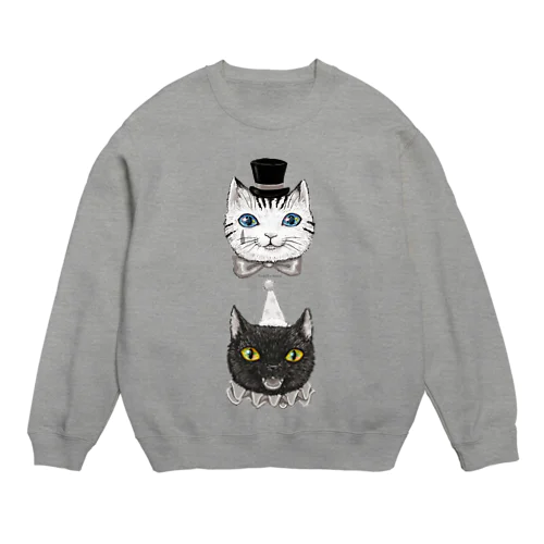 サーカスねこ Crew Neck Sweatshirt