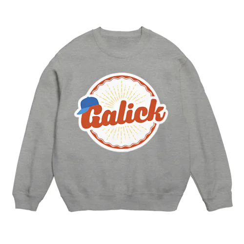 Galickロゴ（サークル） Crew Neck Sweatshirt