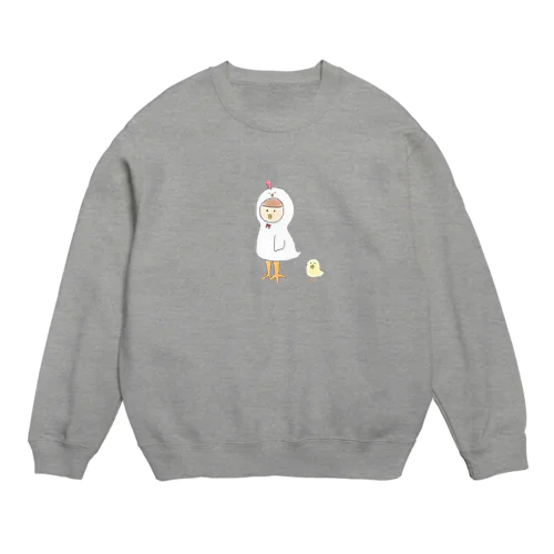 トリミとヒヨコ Crew Neck Sweatshirt