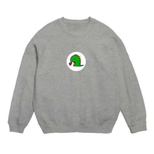 恐竜のレックスくん Crew Neck Sweatshirt