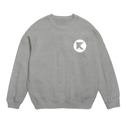 KAIZER STRONG BAHT (Circle/White) Crew Neck Sweatshirt