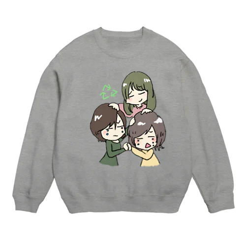 ばばぐる Crew Neck Sweatshirt