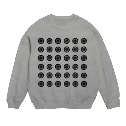 法輪36　クロ Crew Neck Sweatshirt