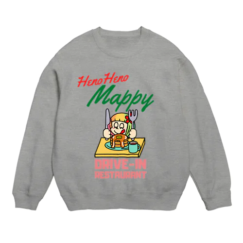 ハワイのドライブイン Crew Neck Sweatshirt