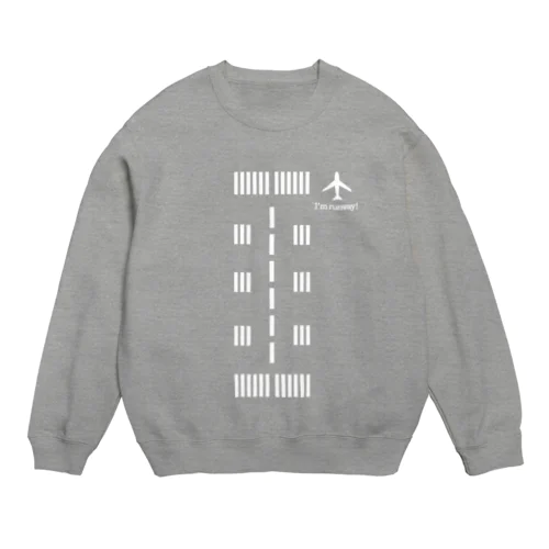 滑走路Tシャツ Crew Neck Sweatshirt