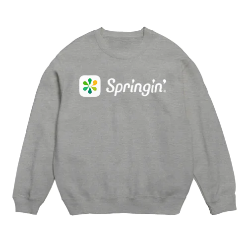 Springin’ ビッグロゴマーク Crew Neck Sweatshirt