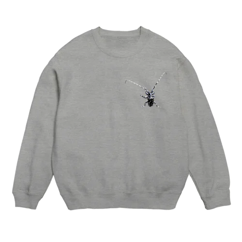 カミキリムシついてるよ！ Crew Neck Sweatshirt