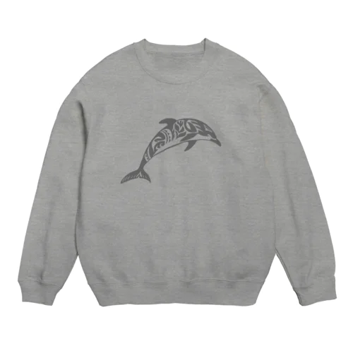 Dolphin｜イルカ Crew Neck Sweatshirt