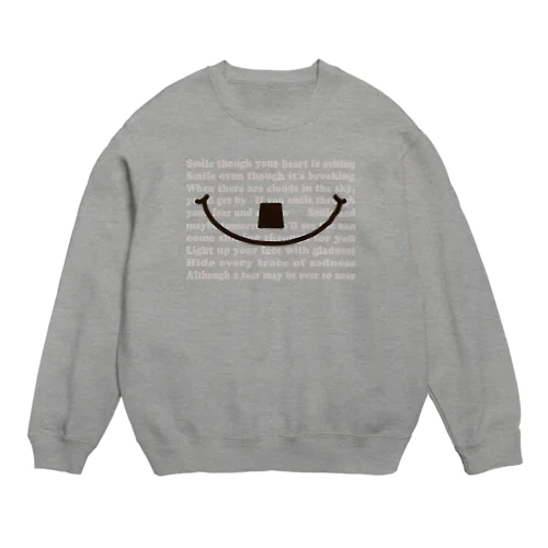 ちょびヒゲSMILE Crew Neck Sweatshirt