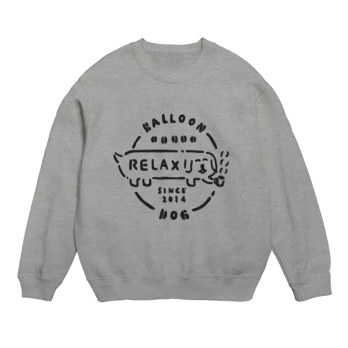 ふきだしいぬ【RELAX】 Crew Neck Sweatshirt