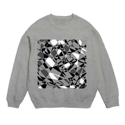 モノクロ自由形-3 Crew Neck Sweatshirt