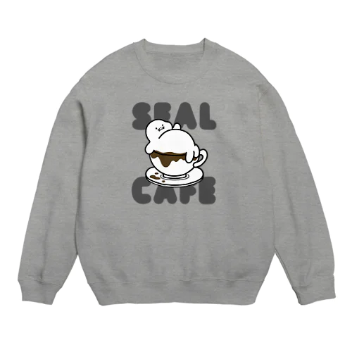 あざらしラテ Crew Neck Sweatshirt