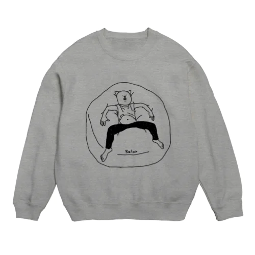 リラックス Crew Neck Sweatshirt