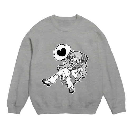 推し大好きな女の子 Crew Neck Sweatshirt