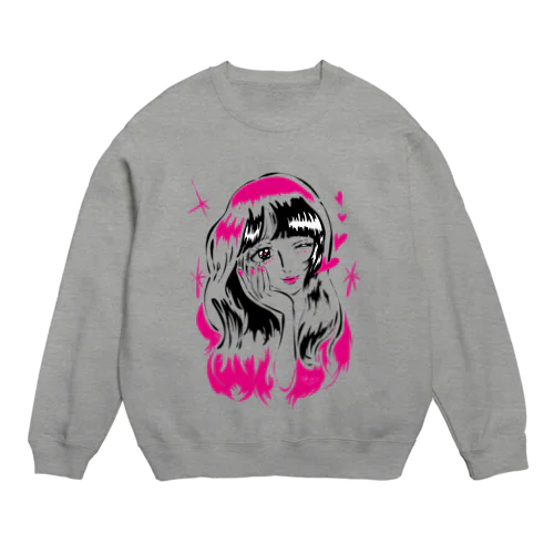 キラリン乙女☆ Crew Neck Sweatshirt