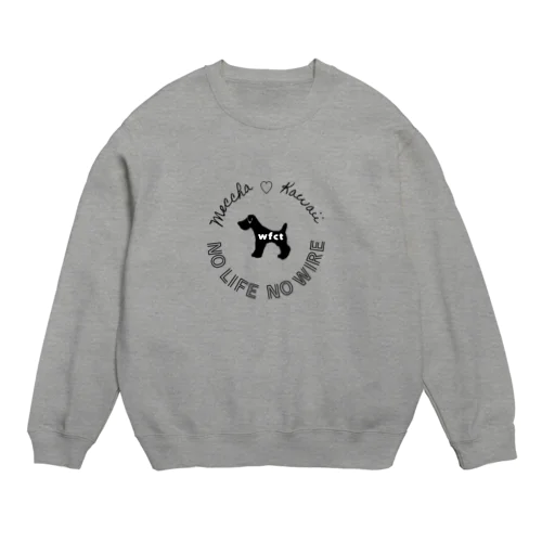 NO LIFE NO WIRE ロゴ Crew Neck Sweatshirt