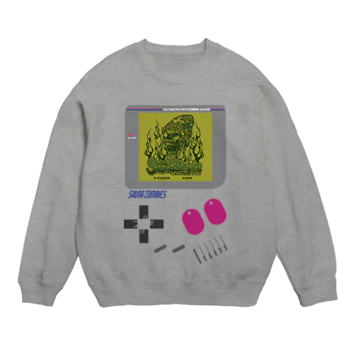 SAUNA ZOMBIES -8bit ZOMBIES- Crew Neck Sweatshirt