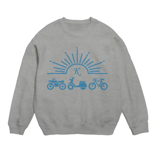 Koyagi motors Blue Crew Neck Sweatshirt