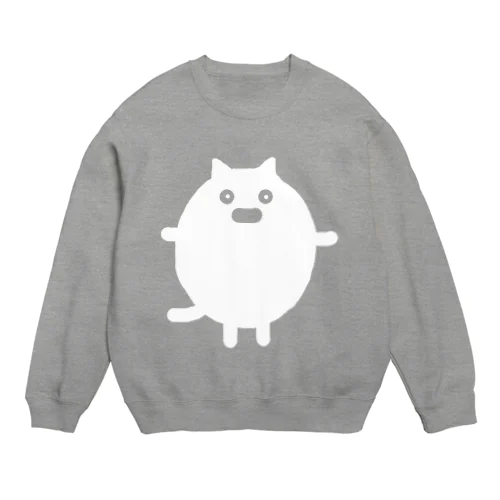 デカにゃい Crew Neck Sweatshirt