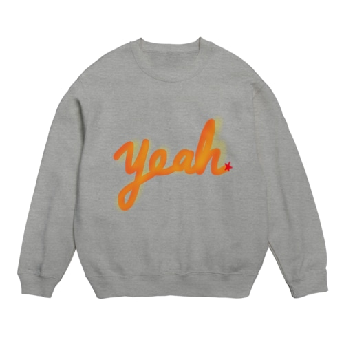 yeah(イェーイ)グッズ🌟 Crew Neck Sweatshirt