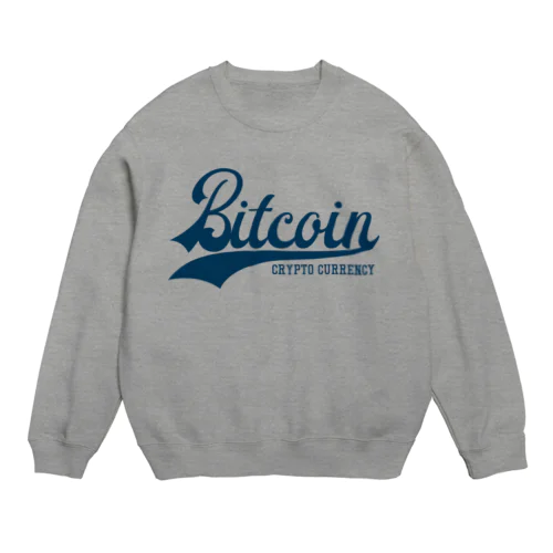 bitcoin #2 navy font スウェット