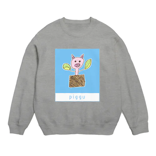 piggu ﾋﾟｯｸﾞ Crew Neck Sweatshirt