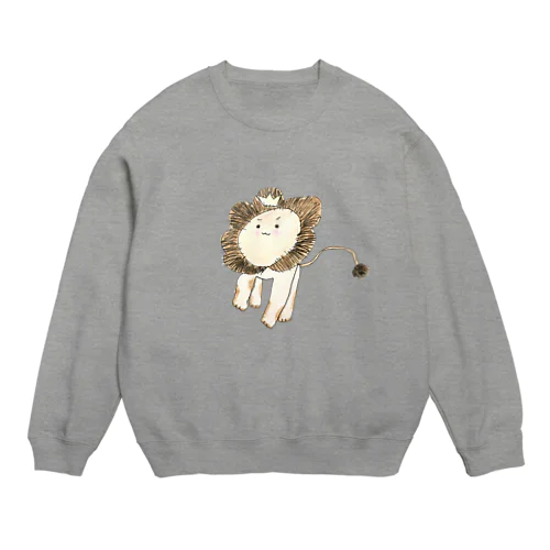 ゆるかわいいライオンちゃん Crew Neck Sweatshirt