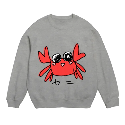 かに Crew Neck Sweatshirt