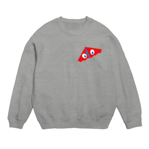 赤いカイト(ソロ) Crew Neck Sweatshirt