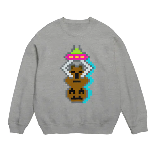 犬のようなカピバラさん Crew Neck Sweatshirt