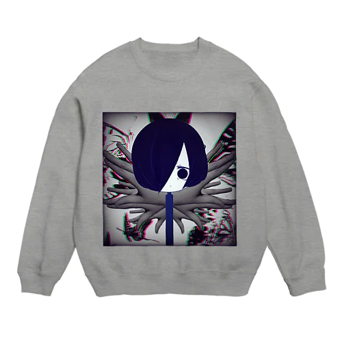 きもちわるい。。 Crew Neck Sweatshirt