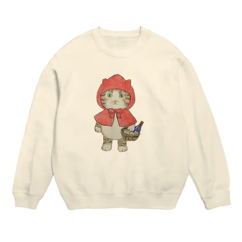 保護っ子きゅうたの赤ずきん Crew Neck Sweatshirt