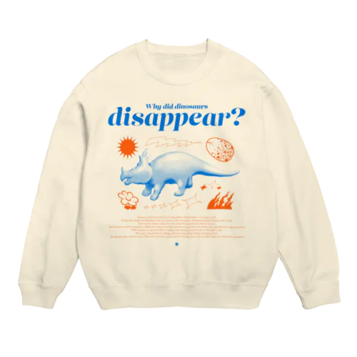 Triceratops Crew Neck Sweatshirt