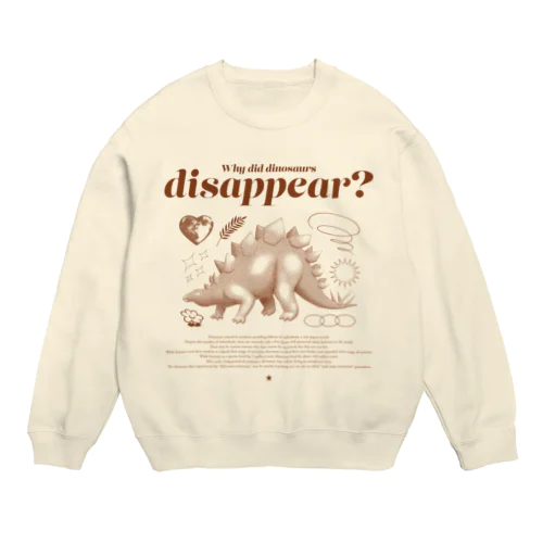 Stegosaurus Crew Neck Sweatshirt