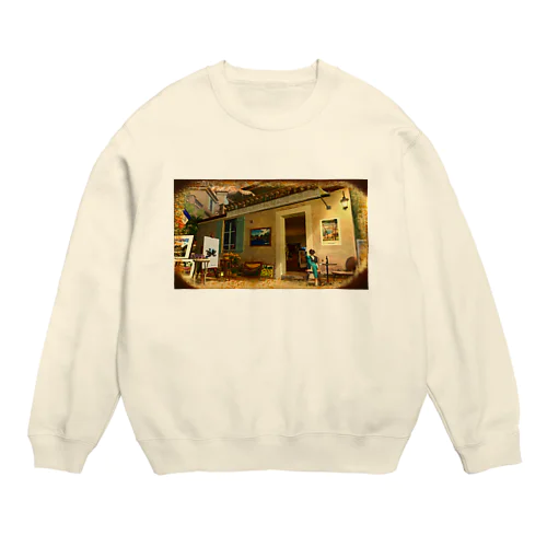 南仏の昼下がり Crew Neck Sweatshirt