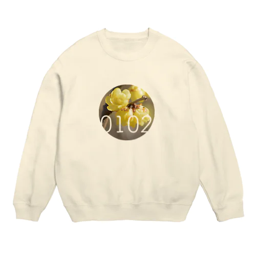 1月2日 ロウバイ Crew Neck Sweatshirt